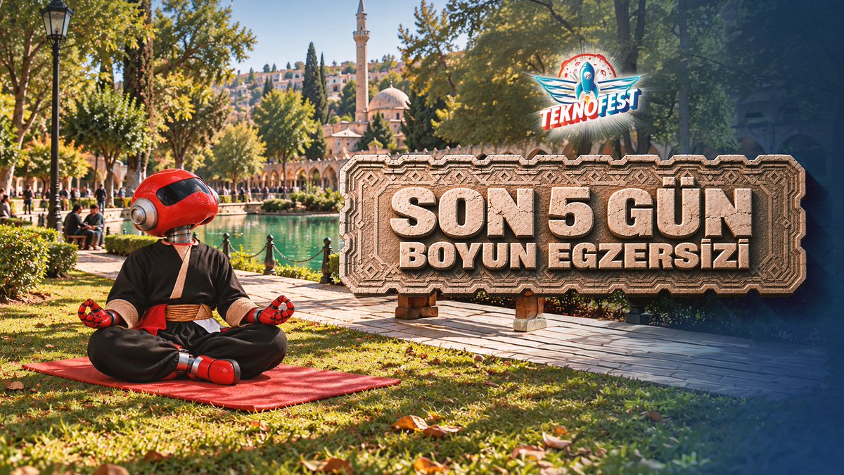Geliysen mi? 🥸🚀 🔴 SON 5️⃣ GÜN! #TeknofestGüneydoğu › 30 Eylül - 04 Ekim › Şanlıurfa GAP Havalimanı 🎟 Ziyaretçi Kaydı ›