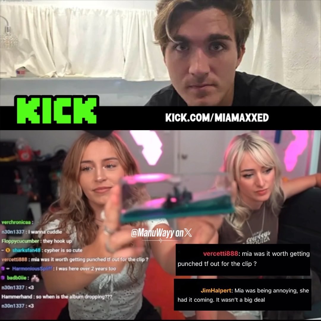 Miamaxxed appears to comment on the viral SeeEx incident involving her and Looksmaxxer Drago after her chat kept asking about it 😳
