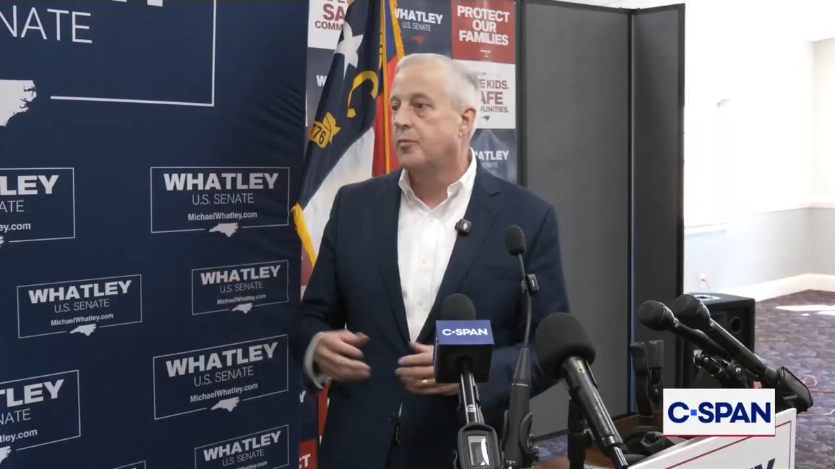 U.S. Senate candidate Michael Whatley confronts reporter on unfavorable poll: "You guys have the worst pollster in the history of North Carolina, it's absolutely unbelievable."