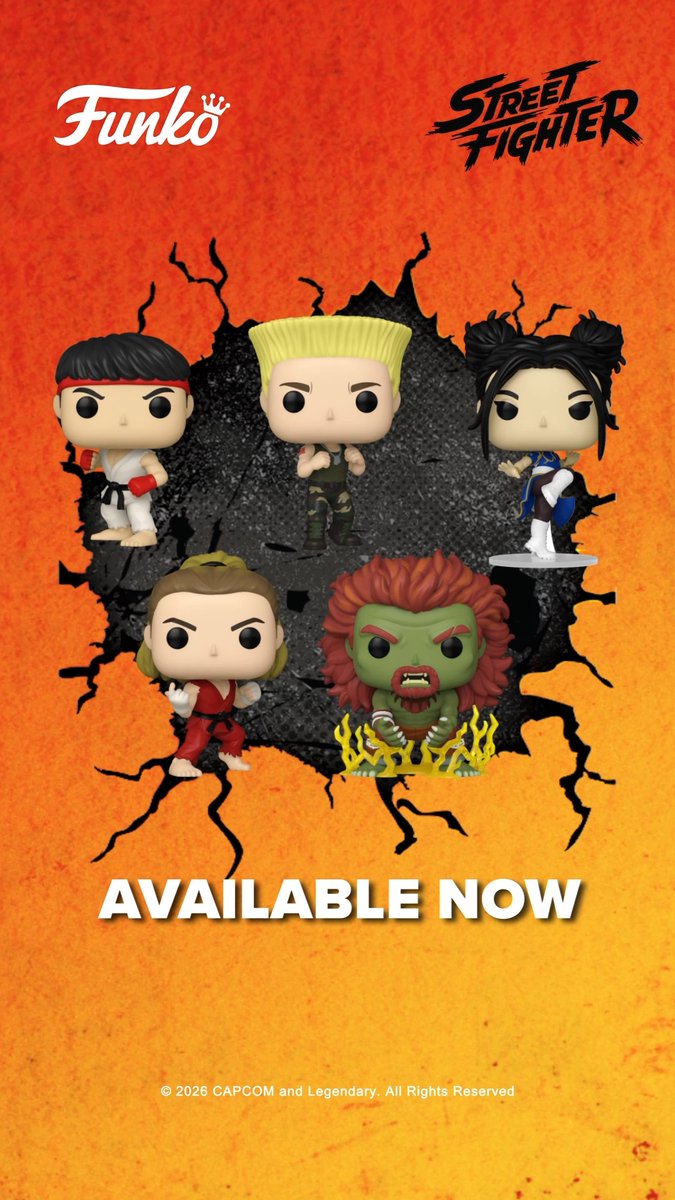 I’m here for the World Warrior Tournament 🎟️ Hype up the crowd and get ready to crown the next champion; new Street Fighter POP! collectibles are here!