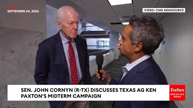 RAJU: So you're not planning to help Paxton fundraise at all? CORNYN: That's correct RAJU: Why? CORNYN: This is the way majority parties become minority parties -- by nominating candidates that are less than appealing to a general election electorate RAJU: Does he deserve to be a senator? CORNYN: I'll let the voters decide that