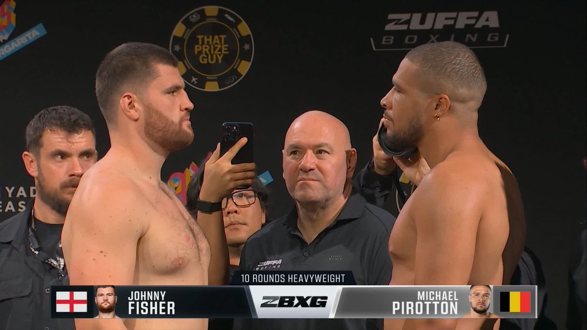 One last face-off before #ZuffaBoxing11 🔥 Johnny Fisher vs Michael Pirotton, who've you got?