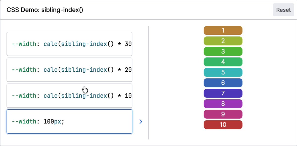 See what new web platform features arrived in August → Highlights reaching Baseline: 📦 Precision text-box alignment controls 🔎 Dynamic sibling-count() and sibling-index() functions 🌐 Global autocorrect HTML attribute support