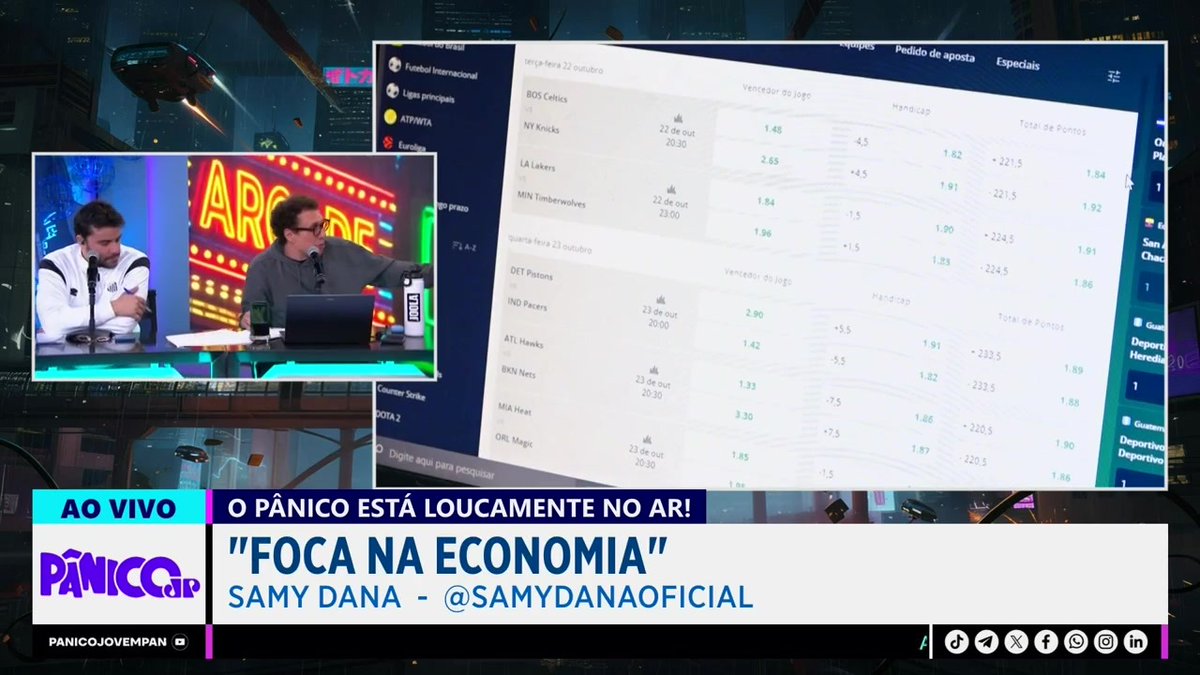 PROIBIÇÃO DAS BETS VAI MATAR O FUTEBOL BRASILEIRO? SAMY DANA REVELA O IMPACTO! #Pânico Assista ao Pânico na íntegra: