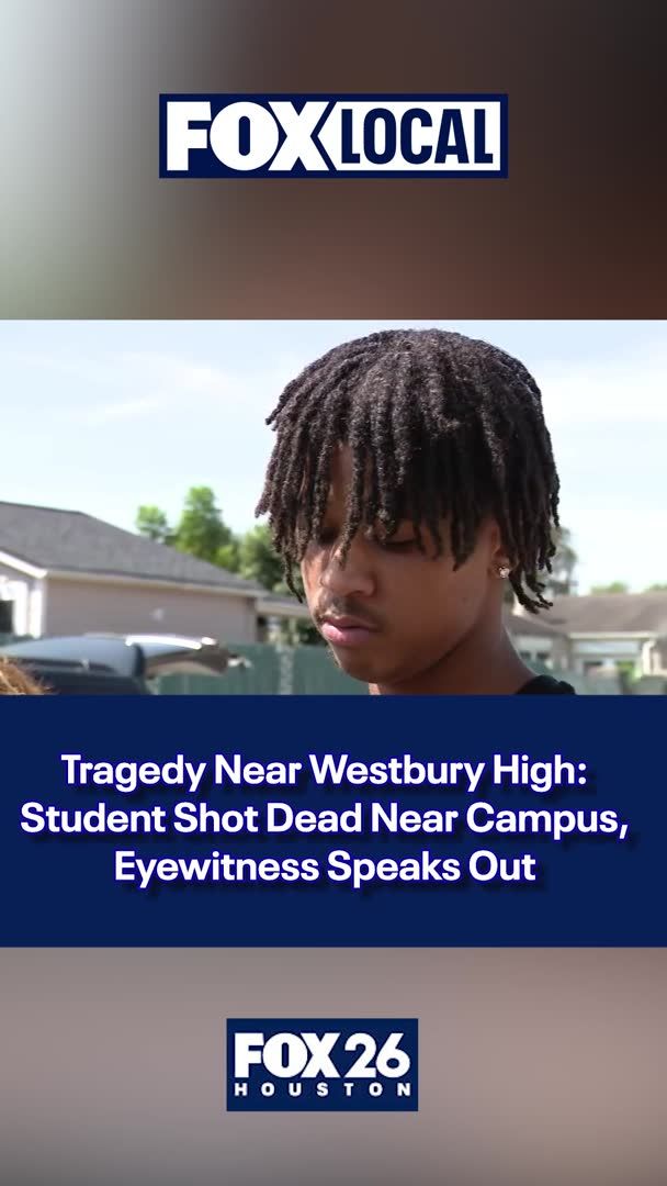 🚨 BREAKING NEWS: Heartbreak in Southwest Houston after a Westbury High School student was shot and killed right outside campus before classes began. FOX 26’s Karys Belger spoke live with an eyewitness and close friend who was standing with the victim when shots rang out. Hear his emotional testimony, how he tried to save his friend, and the urgent message he has for Houston youth.