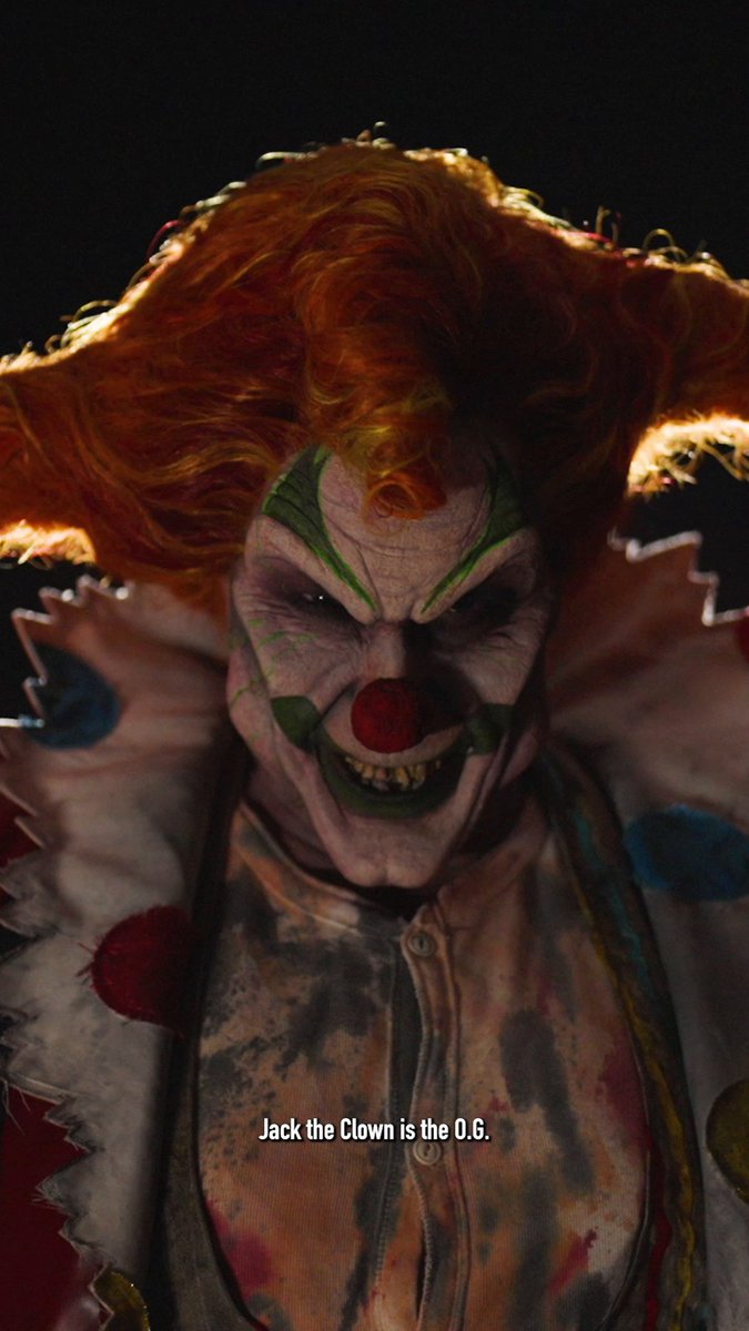 if ur not scared, u dont know JACK. uncover Jack the Clown's chilling lore and hope u dont run into him at HHN35 😈