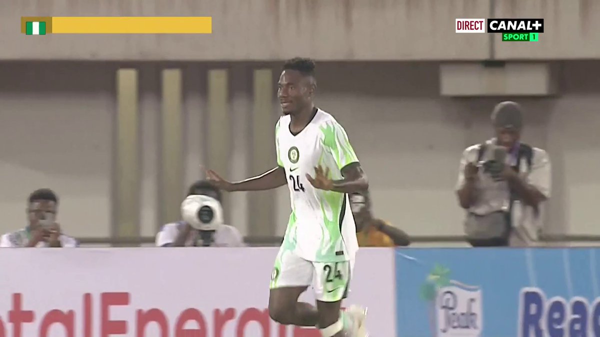 Four minutes. That’s all Moses Usor needed. 😮‍💨 The debutant came on and instantly lit up the game with a blistering run. #AFCON2027Q