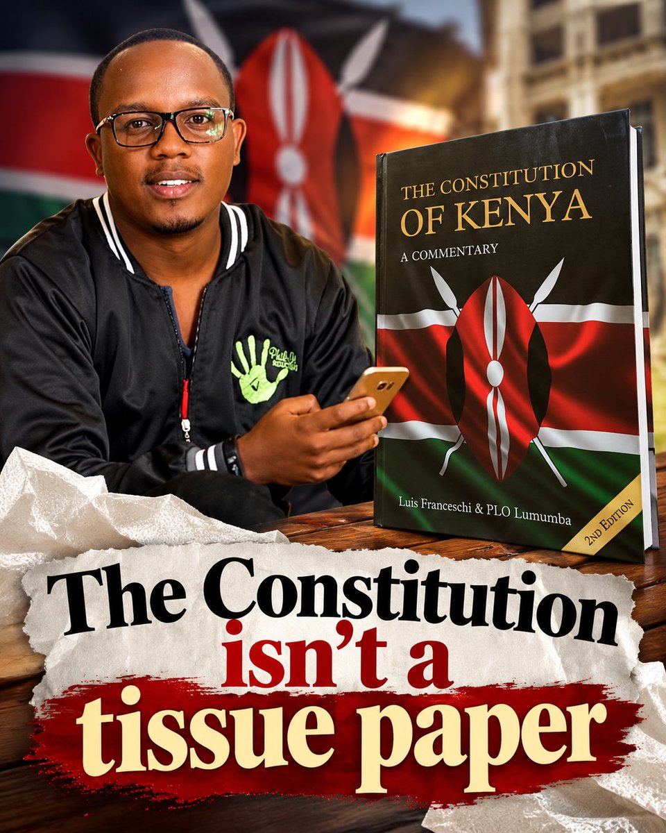 I fully agree. Abel Mutua is wrong to say the Constitution is the problem. The problem is our institutions, and those entrusted to uphold them. The Constitution isn't a tissue paper to be torn up when inconvenient Podcasts should also vet guests more carefully. sahdam africa