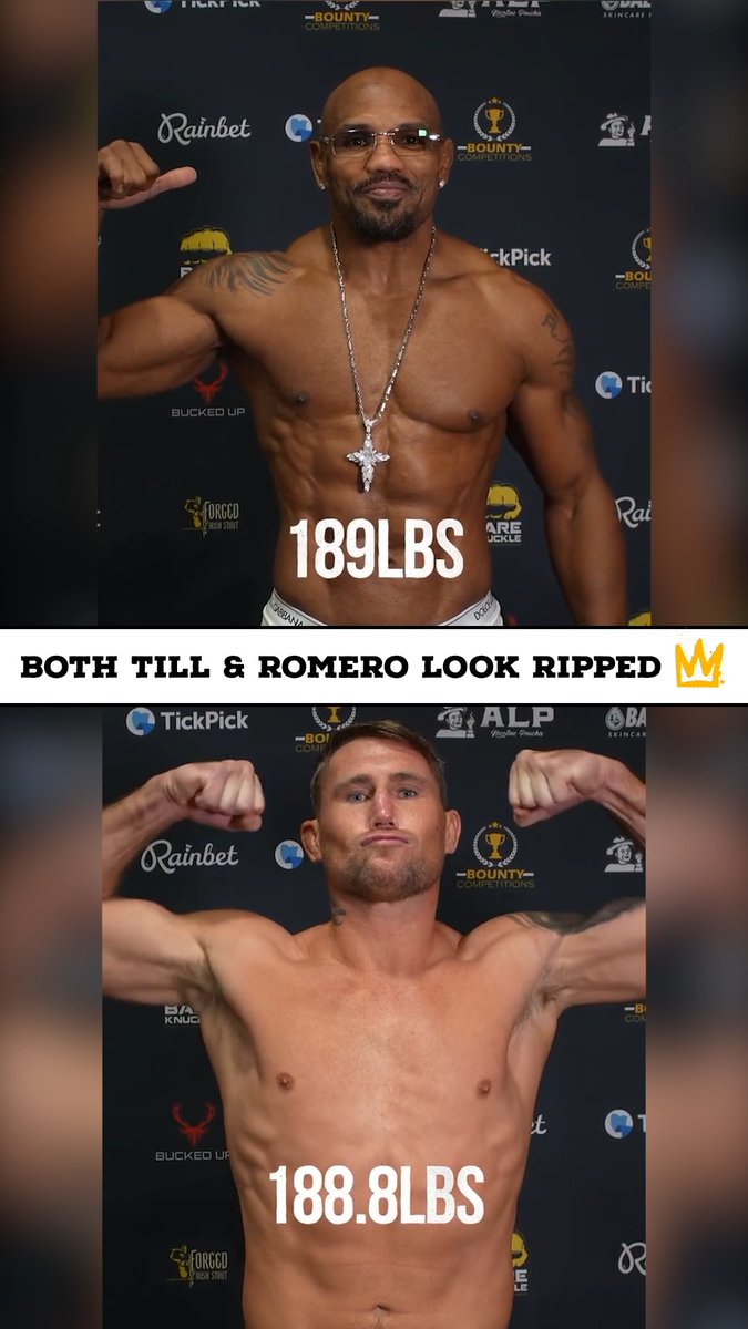 Yoel Romero vs. Darren Till at #BKFC94 has Fight of the Weekend written all over it 👊 (via Bare Knuckle FC)
