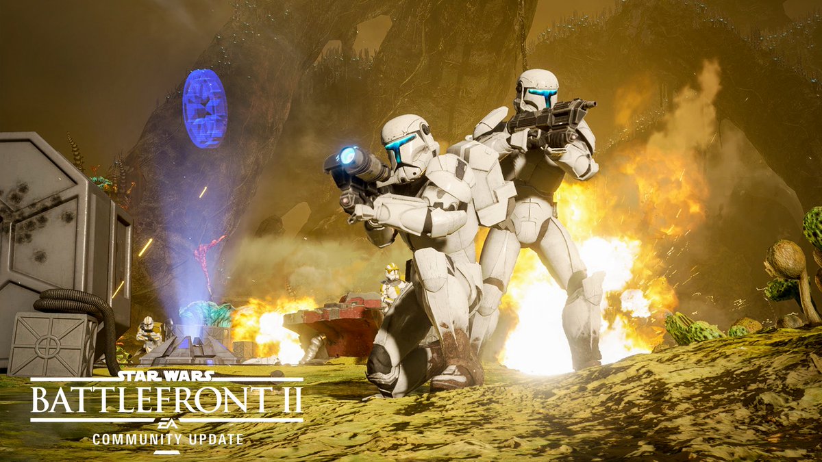 📅 On this day in Battlefront: The Star Wars Battlefront II Cooperation Update dropped 7 years ago with Felucia, Clone Commandos, Co-Op, Instant Action, and many quality of life improvements!