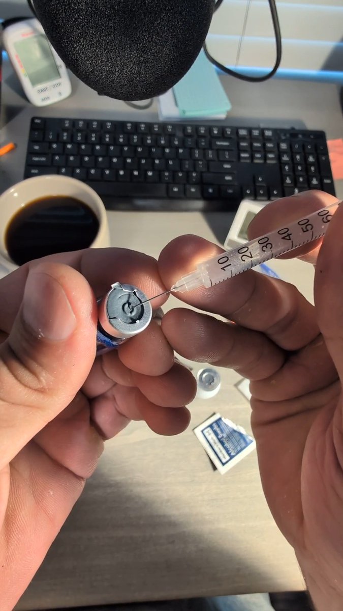 i mixed two vials of ghkcu one thats 60% pure and one thats 99% pure. one i can inject one i use topically.