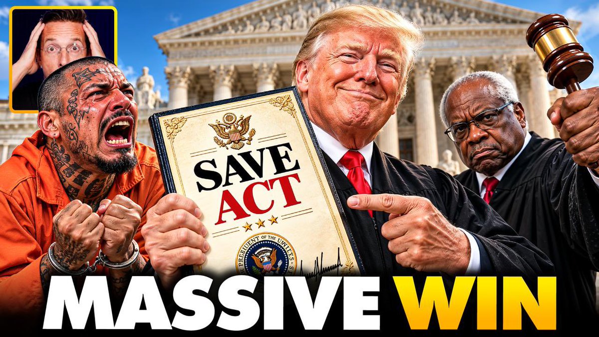 The Supreme Court just gave Trump a MASSIVE Victory allowing states to PURGE illegals from the voter rolls The administration will be allowed to use the SAVE program to validate citizenship while the case proceeds Now it's time to make it permanent. Only Americans should be voting in U.S. election. If even one illegal vote is allowed to count, our elections are not secure. Get illegals off the voter rolls, verify citizenship and pass Voter ID.