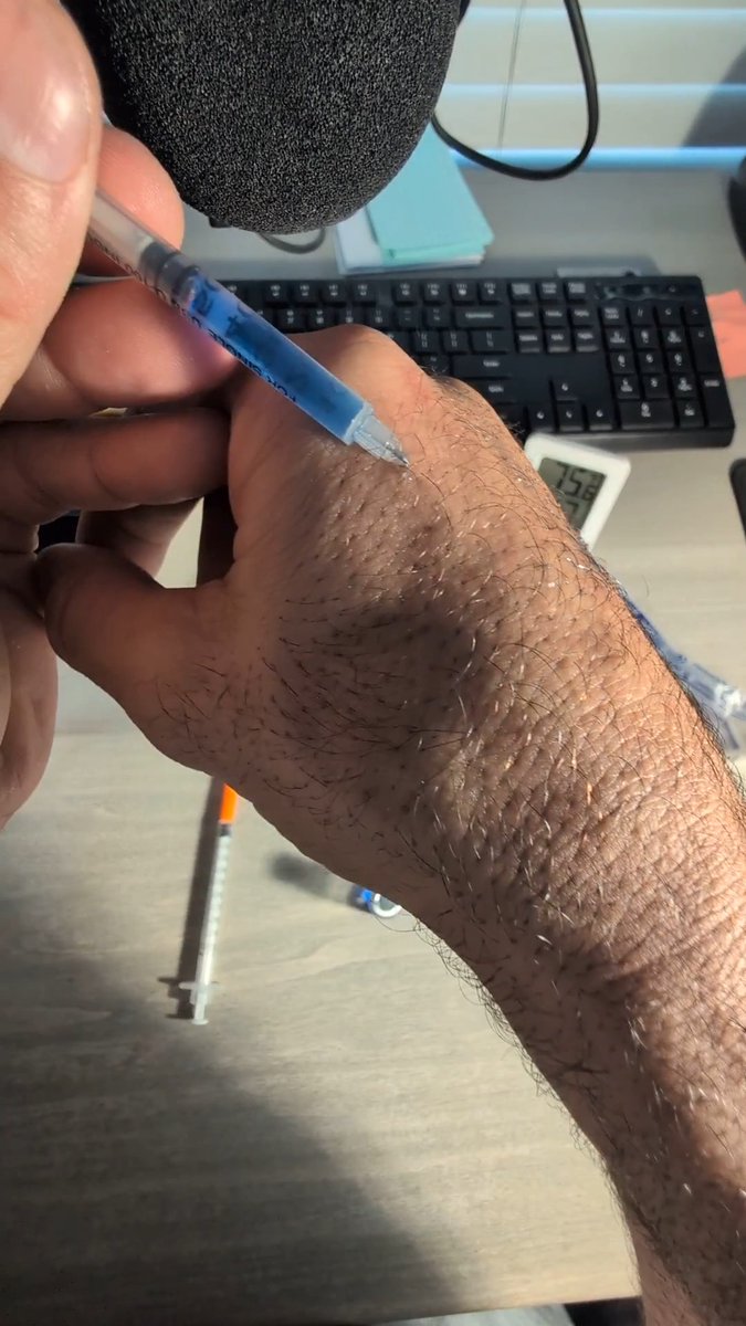 when i preload my ghkcu pins and break the needles off they may sit around for a bit before i use them. when they do that the pin can stick slightly and squirt out, what i do is slightly pull back on the plunger to unstick it and then i am able to apply it topically easier