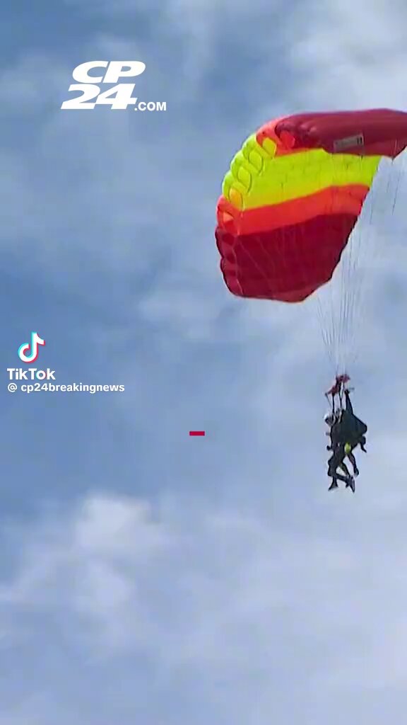 Prince Harry completed his skydiving event for veteran’s charity!!! I don’t have a video of him jumping, just of him landing! Look at good king Harry!