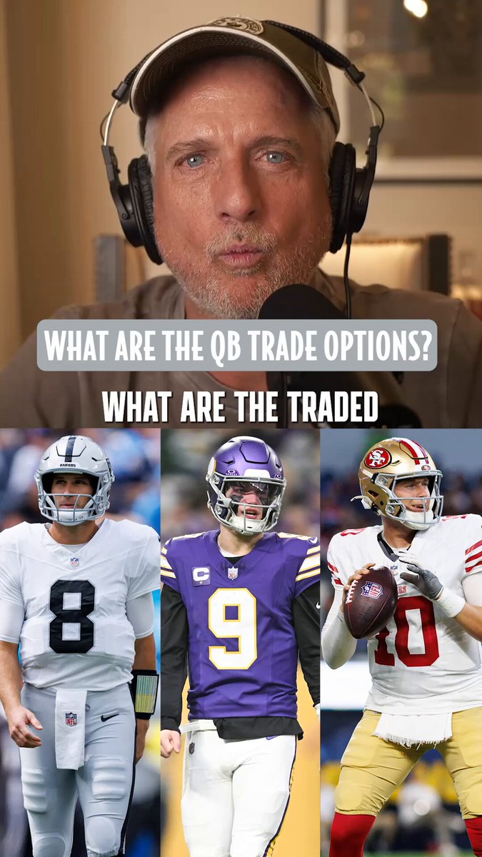 What does the QB trade market look like? 🤔 Tom Pelissero on the QBs that could be available for a trade this season.