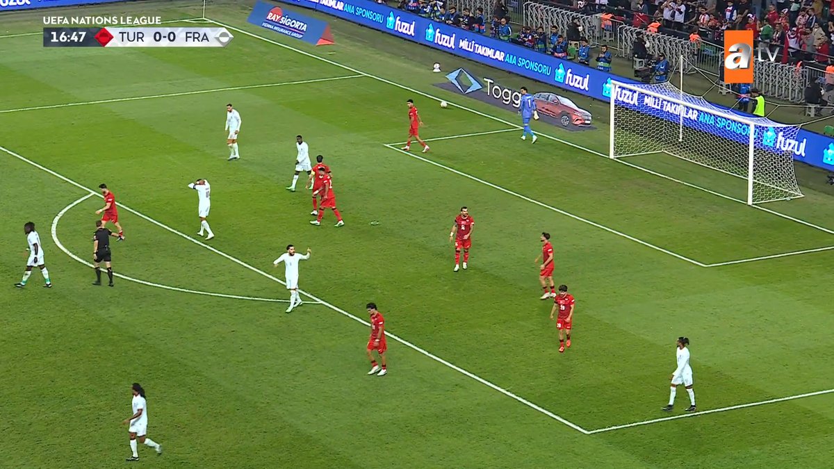 Fransa, Mbappe ile pozisyon buldu. #Türkiye #Fransa #TURFRA