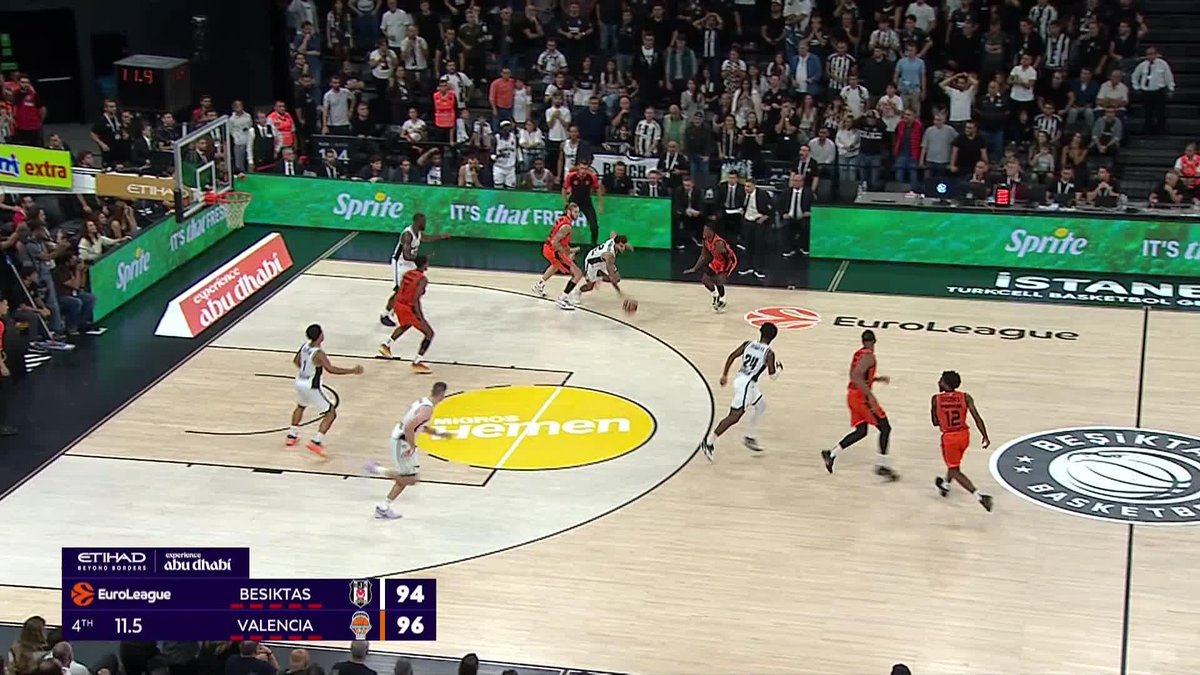 Beşiktaş'ın Jaylen Nowell ile yararlanamadığı son pozisyon.