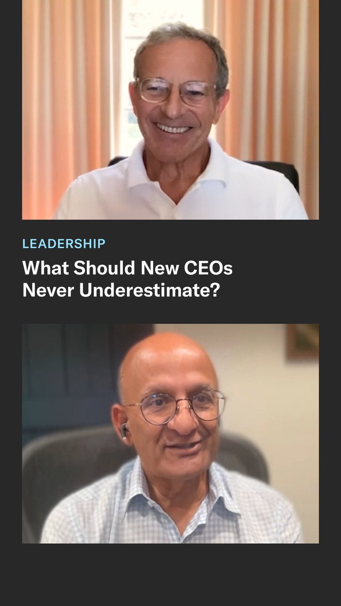 A CEO can shape a company in ways they may not even realize. That’s one lesson Bob Iger wanted to pass on to his successor at Disney: Be aware of how much influence comes with the title. Even at a company more than a century old, a CEO’s words and actions can have an enormous impact, sometimes almost inadvertently. Hear more of Iger’s reflections on the responsibilities, decisions, and pressures that come with leading Disney in his conversation with Nitin Nohria, former dean of Harvard Business School. Watch the full interview: