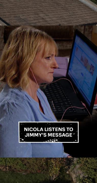 If only Nicola waited a few more seconds! #Emmerdale