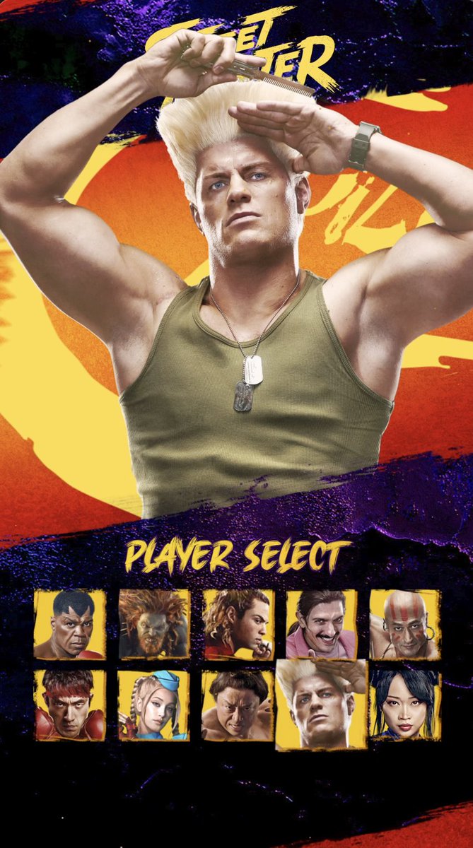 Go home and be a family man! CODY RHODES is GUILE. Get tickets for #StreetFighterMovie now, hitting theaters everywhere October 16.