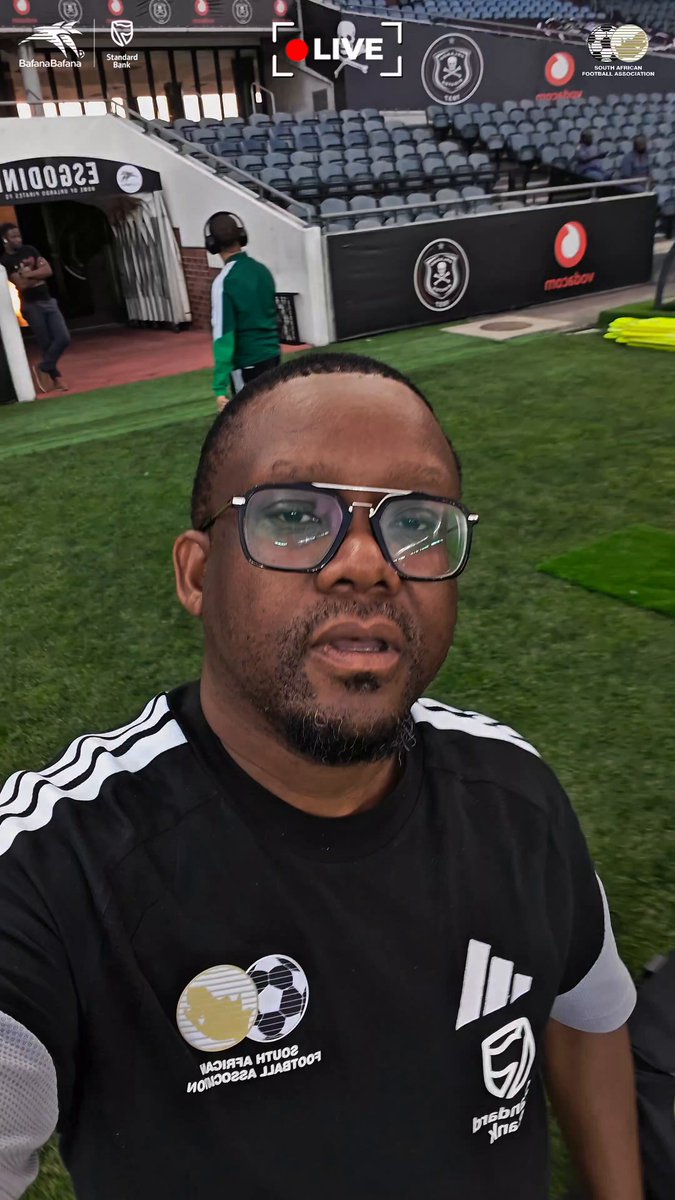 Bafana Bafana Team Doctor, Dr. Tshepo Molobi gives us his insights on the mood in camp and urges fans and supporters to show up in numbers tomorow at the Bafana Bafana vs Guinea match at Orlando Stadium at 15:00 🇿🇦🔥 #BafanaPride Standard Bank ZA adidasZA HONOR South Africa SABC Sport REXONA South Africa NUTRITECH® Socios.com 10bet South Africa Castle Lager SA SAA - South African Airways Southern Sun