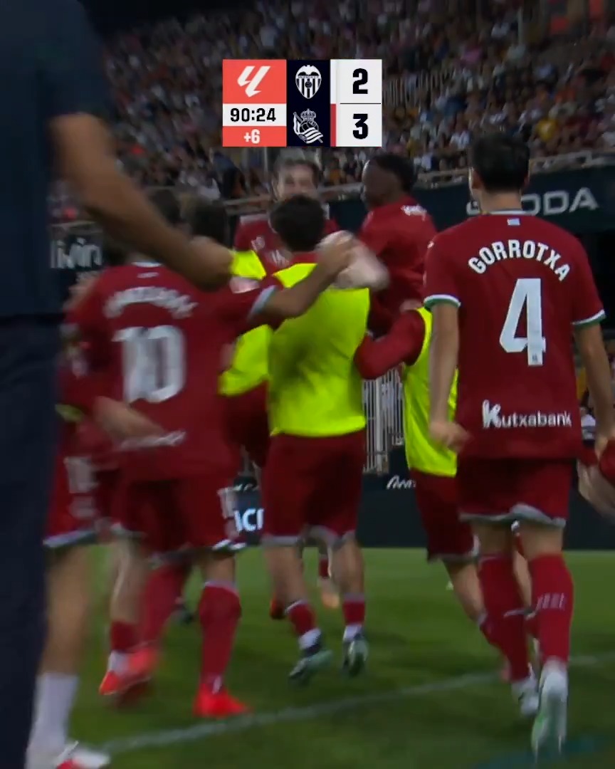La hora de Barrene. ⏱️ LALIGAHighlights | Real Sociedad Fútbol