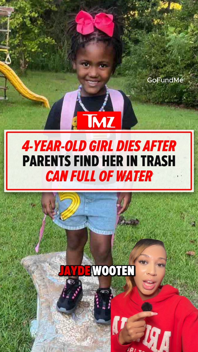 A 4 year old Georgia girl has died after her parents found her in a trash can filled with water. 🕊️