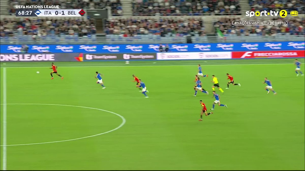 Lukebakio marcou um belo golo contra a Itália.