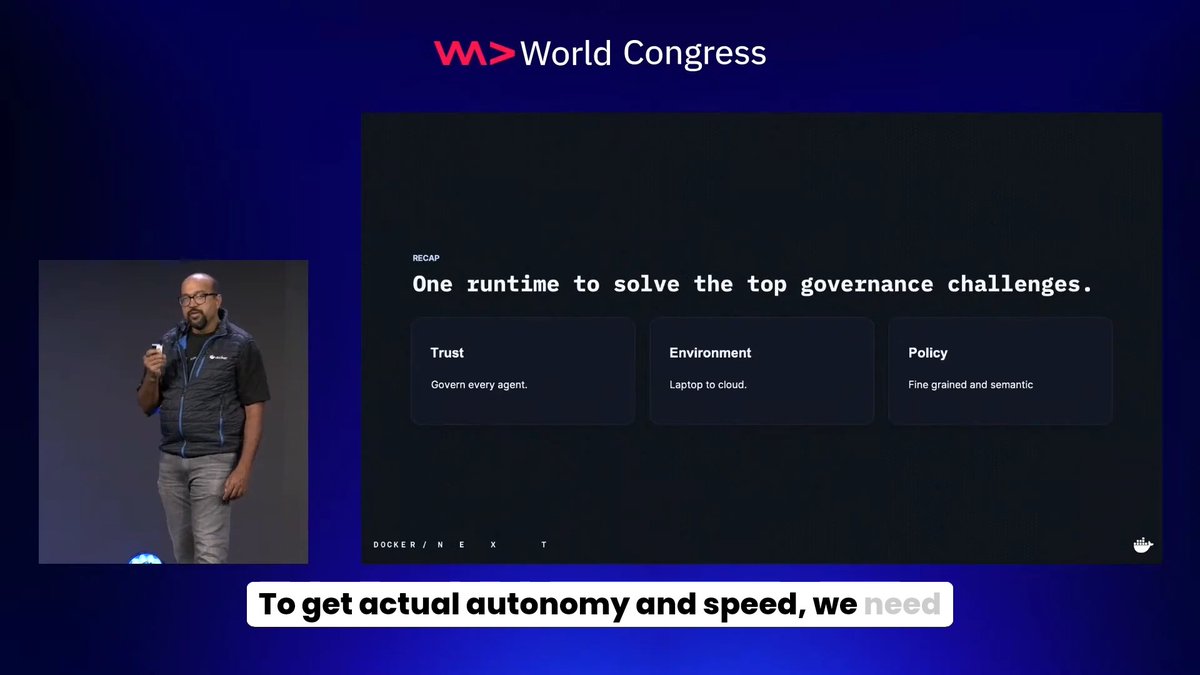 On the mainstage at WeAreDevelopers - tusharjain just wrapped up. Great energy in the room. Per-harness guardrails aren't enough across multiple models. The layer that holds has to sit underneath all of them. This is the conversation the industry needs to be having. What's your take?