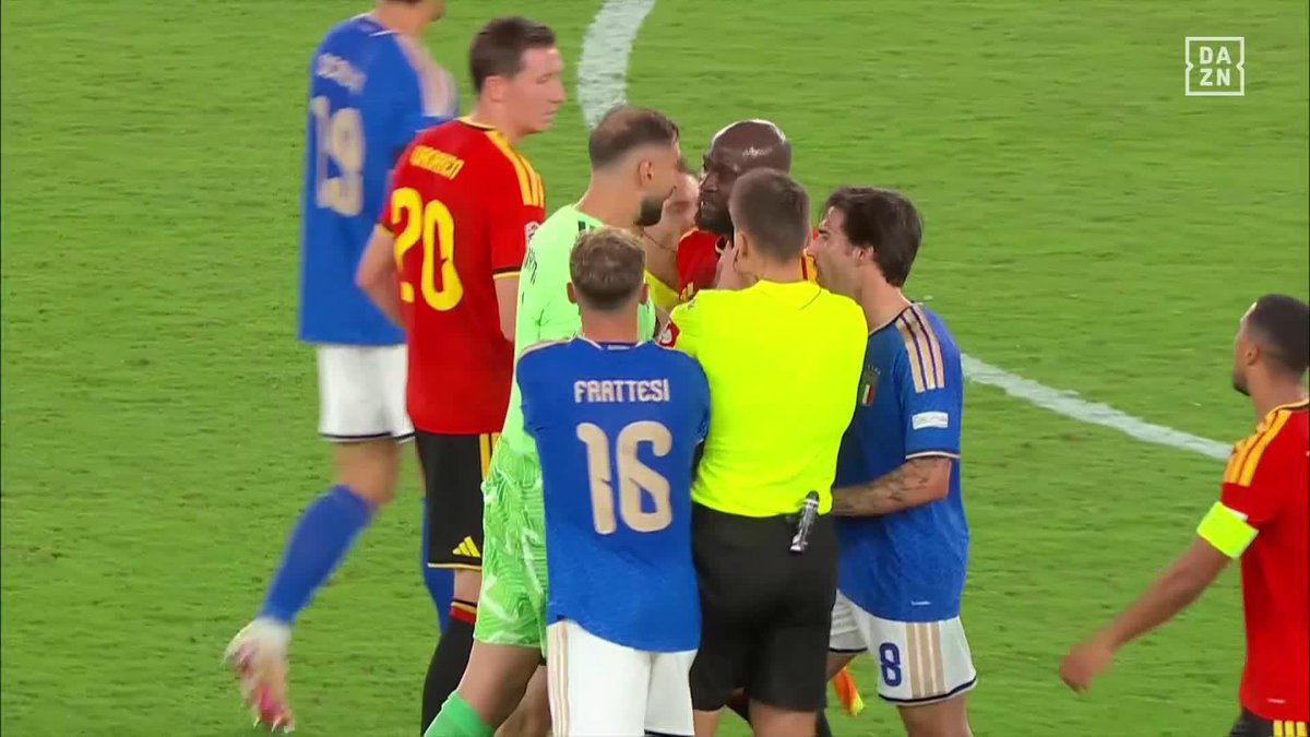 試合後に一触即発 ドンナルンマとルカクが激しい口論 🇮🇹マンチーニ第二次政権は厳しい船出に 📺UEFAネーションズリーグ 🆚イタリア×ベルギー #だったらDAZN