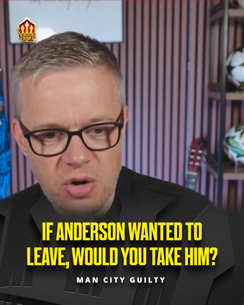 "If Elliot Anderson handed in a transfer request and wanted to come to Man United.. "I would take him!" 🔵