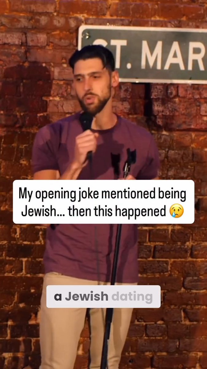 One word by this Jewish comedian prompted someone to heckle him. If you thought it was "Israel" and were ready to defend against any antisemitism claims, I have bad news for you. Just by saying "Jewish", an audience member booed... twice. If it isn't clear what Jews have been speaking out against for so many years, this should make a pretty clear case.