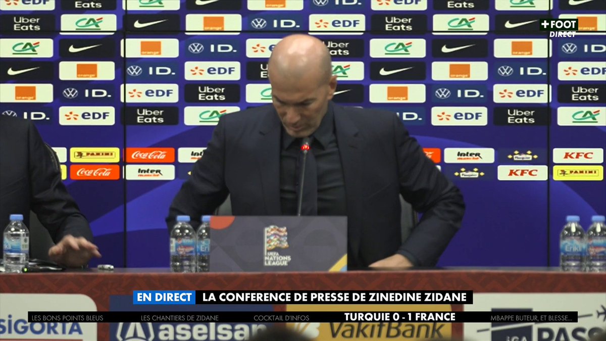 Zinédine Zidane confirme le forfait de Kylian Mbappé pour le reste du rassemblement 🚨 Le capitaine des Bleus a "une lésion tendineuse" au genou 😕