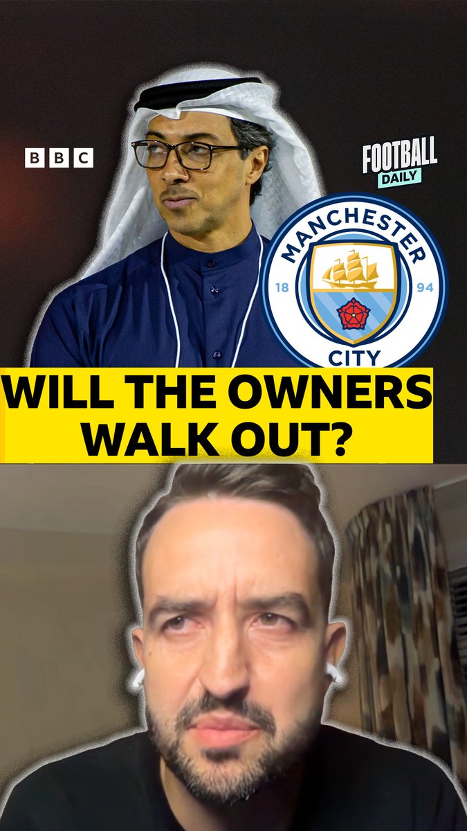 “Will the owners walk out?” 👀 🔷 Sam Lee says a fine is off the table now - and everything, including City’s owners walking away, is in play #BBCFootball #ManCity