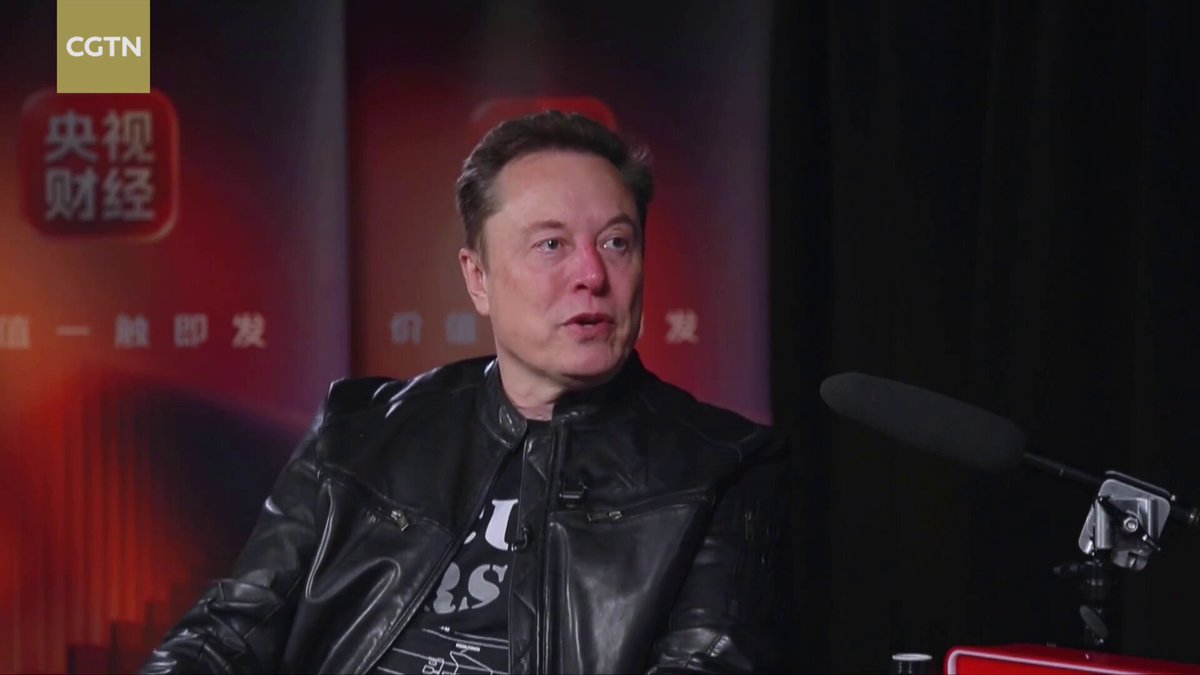 JUST IN: Elon Musk on robot productivity Humans can work maybe 40 to 50 hours a week. "The robot will be happy to work 168 hours a week." "The robot is instantly at working age and does not have retirement."