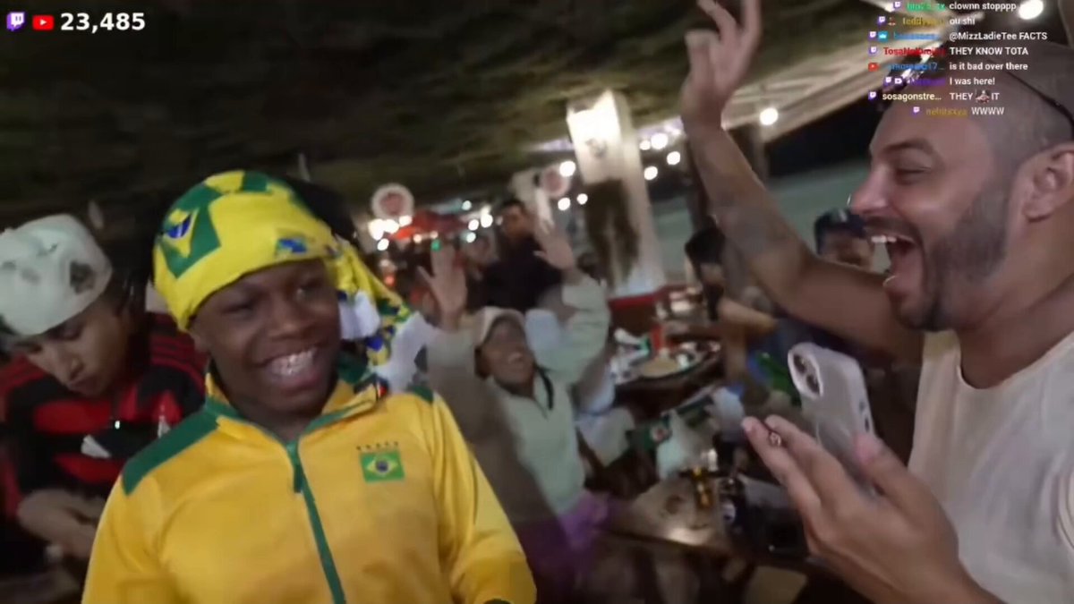 RaKai was wondering why people in Brazil were playing certain types of music while he walked around and was shocked by Tota’s response 😭