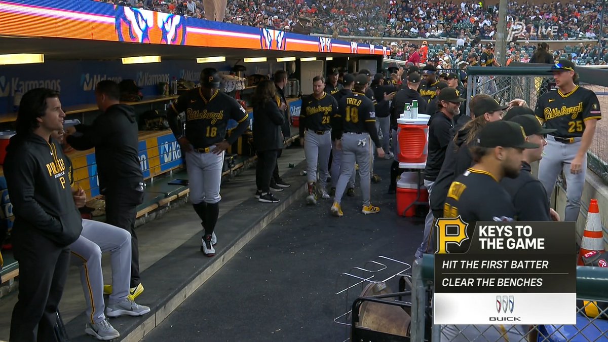 Doc Emrick's keys to the game: Hit the first batter and clear the benches 😭 "Shake somebody up out there. Why not? It's the last weekend, there's nothing to save it for." 😂