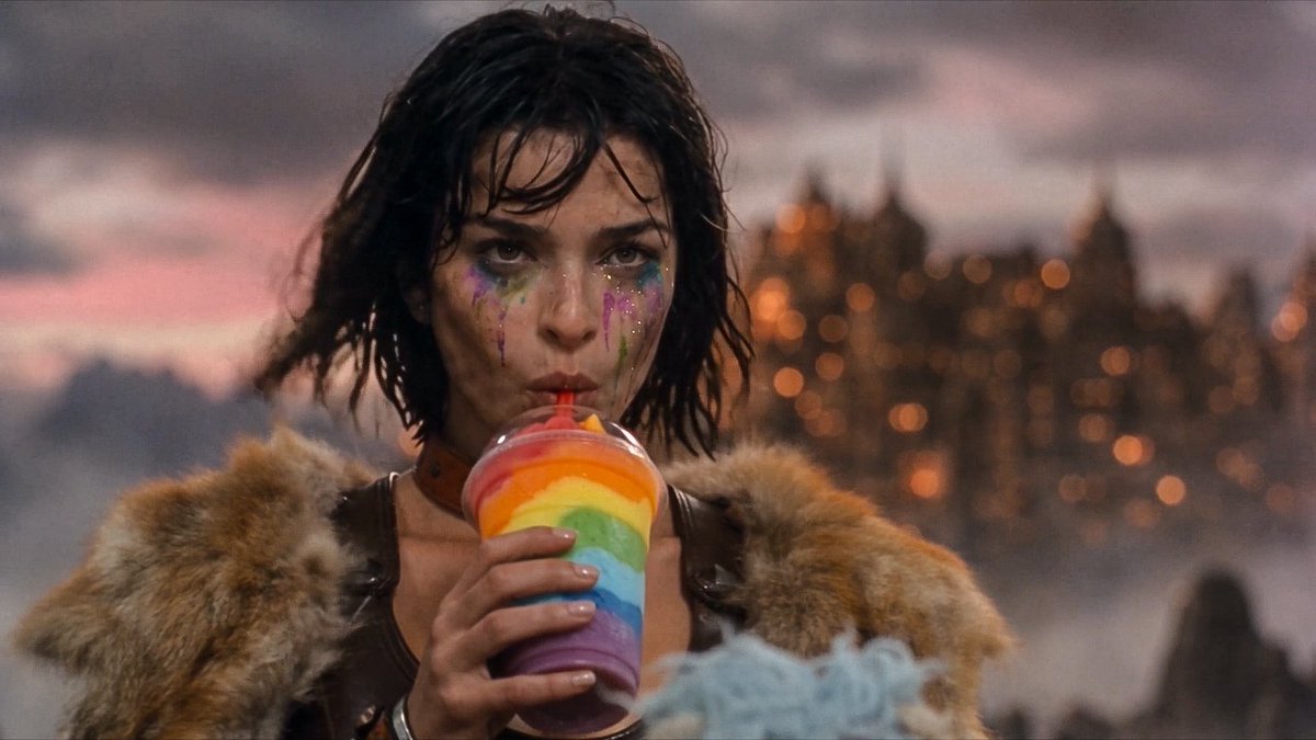 I used AI to make a movie about Hollywood. Black Thunder = Generative AI The Rainbow Girl = Every artist who never had a shot I'll let you figure out the rest. The chains are off. The sky is the limit. Friday night at the movies is so back ⚫️⚡️