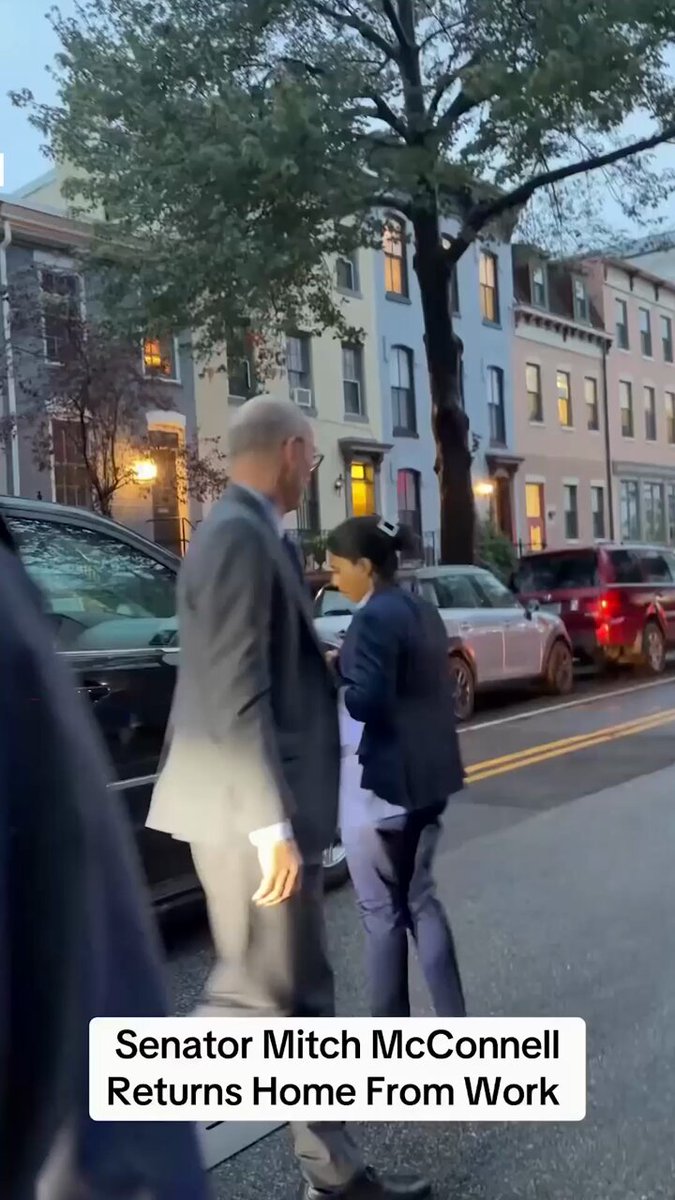 Someone just asked Mitch McConnell if he's "here against his will..." 😂 Mitch, it's okay. You can tell us.