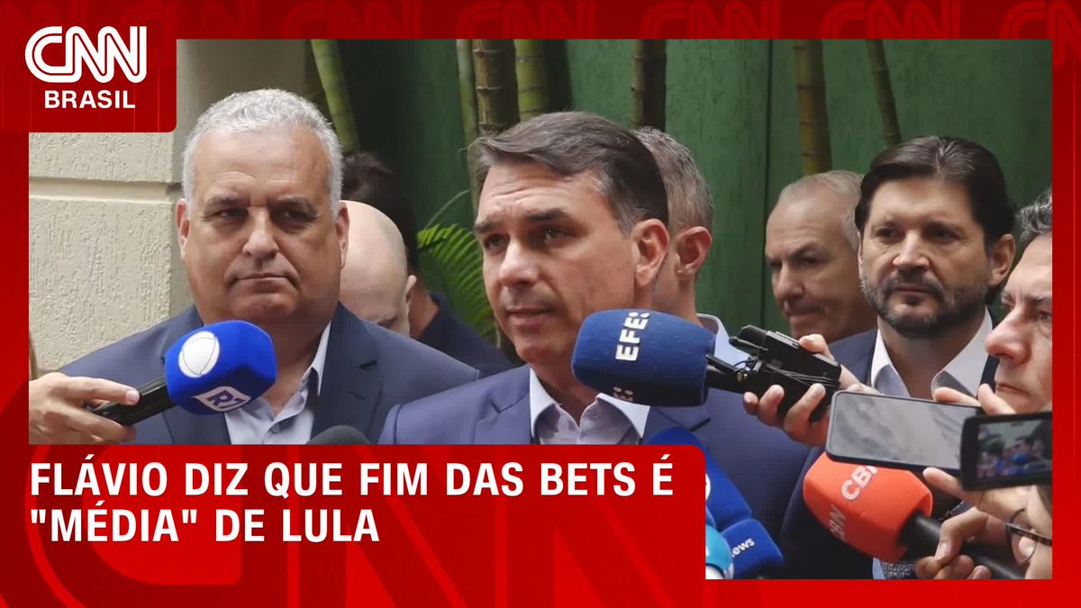 Flávio diz que fim das bets é “média” de Lula; assista #CNNPrimeTime