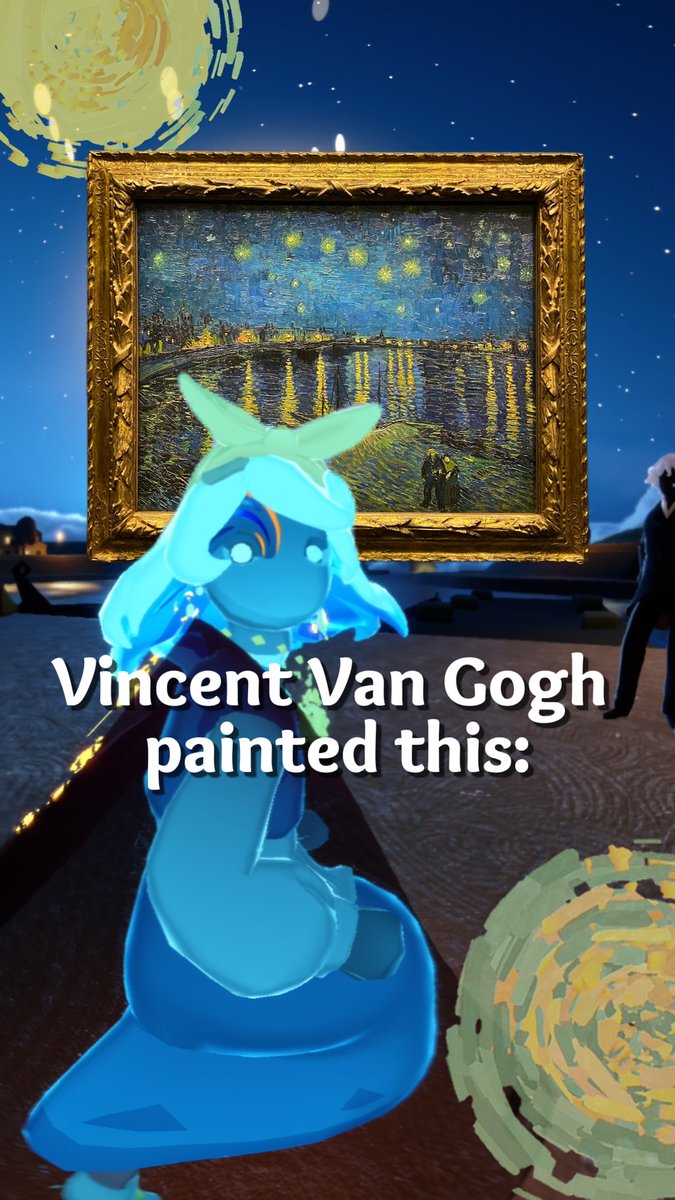 Van Gogh's art shines in any medium 💛✨