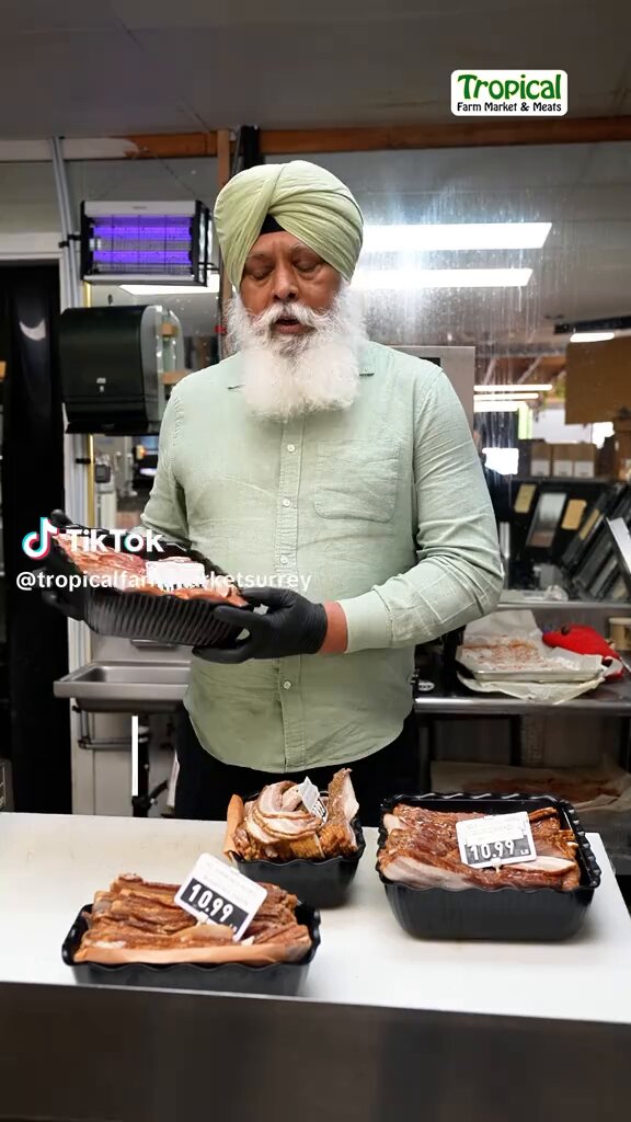 Guys, after selling beef, I'm bringing you the bacon to give assurance to my Hindu friends that Sikhs are not Muslims either.