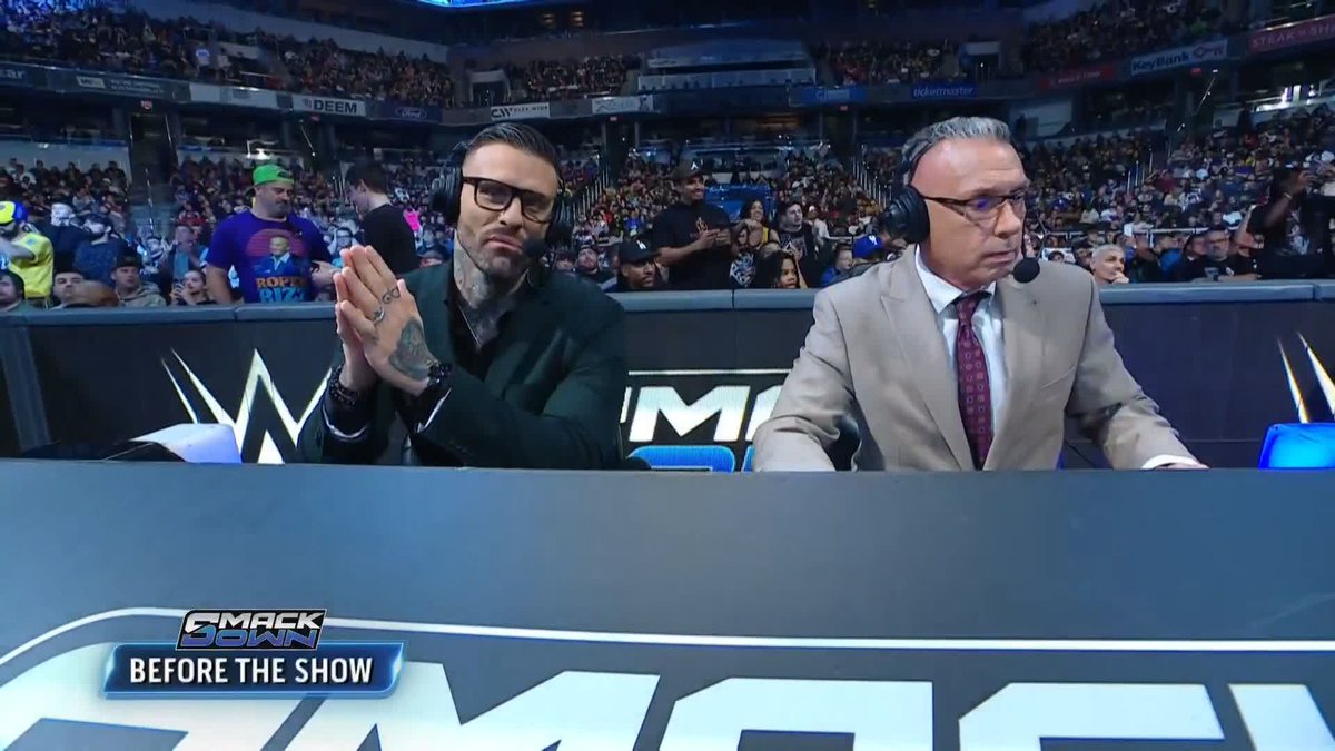 Randy Orton DEMANDED his own interview with Michael Cole tonight before #SmackDown went on the air! 😳 Michael Cole | Randy Orton