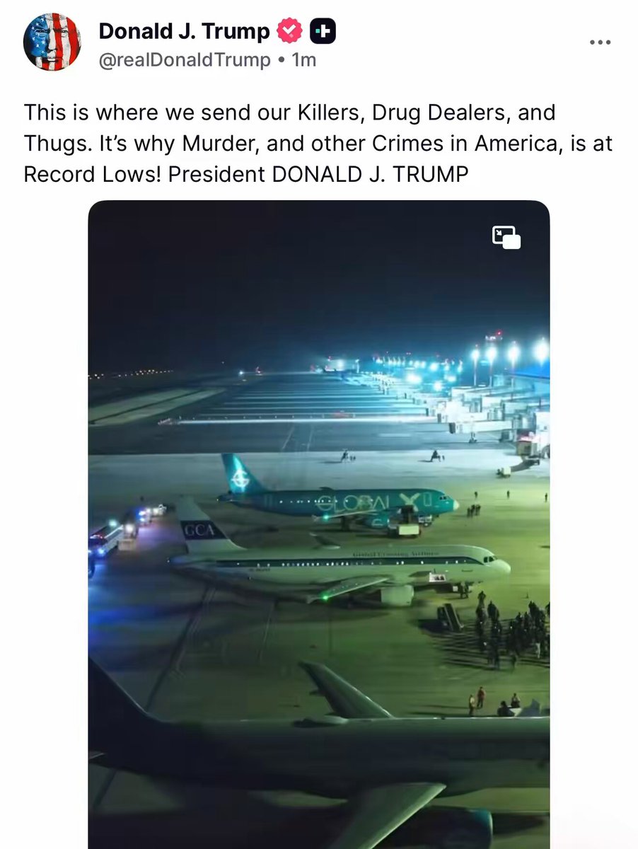🚨 WOW!!!: Trump just dropped the most EPIC video ever. Showing where he’s sending K*llers, Drug Dealers and Thugs SEND THEM ALL TO EL SALVADOR I VOTED FOR THIS 🔥