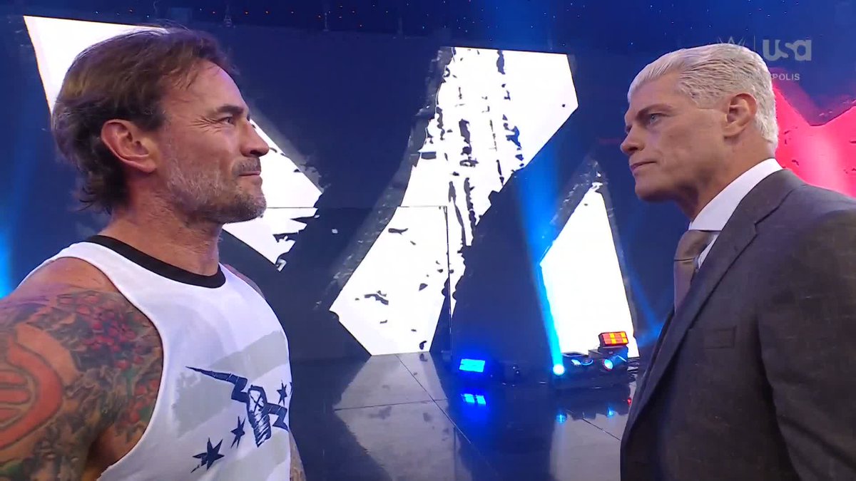 CODY RHODES AND CM PUNK FACE OFF 👀 SEEDS HAVE BEEN PLANTED HERE. #Smackdown
