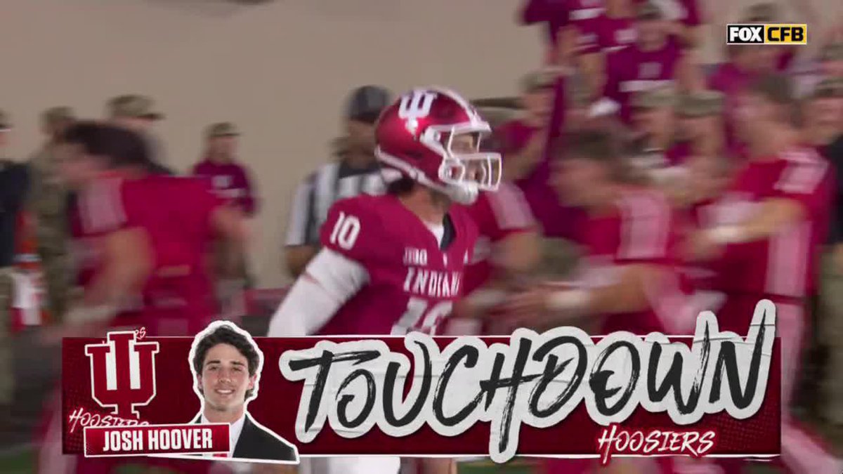 Josh Hoover with a B1G-time score ‼️ Indiana Football Watch on FOX