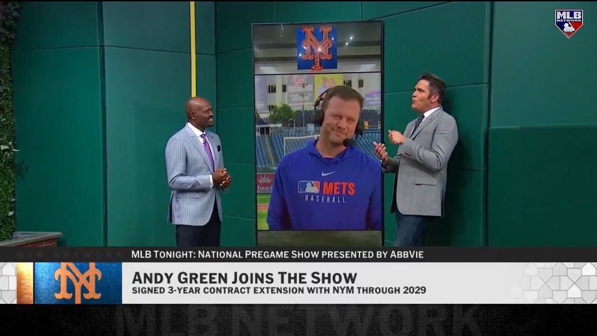 "As this year unfolded, the love for being back in the dugout with this group rekindled a lot of passion in me." New New York Mets full-time manager Andy Green explains why he chose to accept the role and what impacted his decision. #MLBTonight
