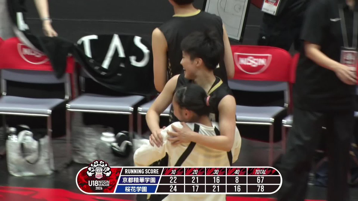 竹内みやがチームハイ・23得点で牽引! ライバル対決は桜花学園に軍配🎖️ 【試合終了】 京都精華学園 67-78 桜花学園 📡大会公式YouTubeで見逃し視聴 #U18日清食品トップリーグ #高校バスケ