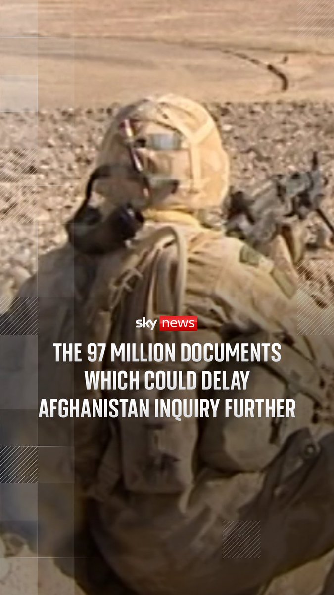 The Ministry of Defence has found 97 million new documents, which could be useful in an investigation into allegations of war crimes by UK Special Forces in Afghanistan. Sky's Sadiya Chowdhury explains.
