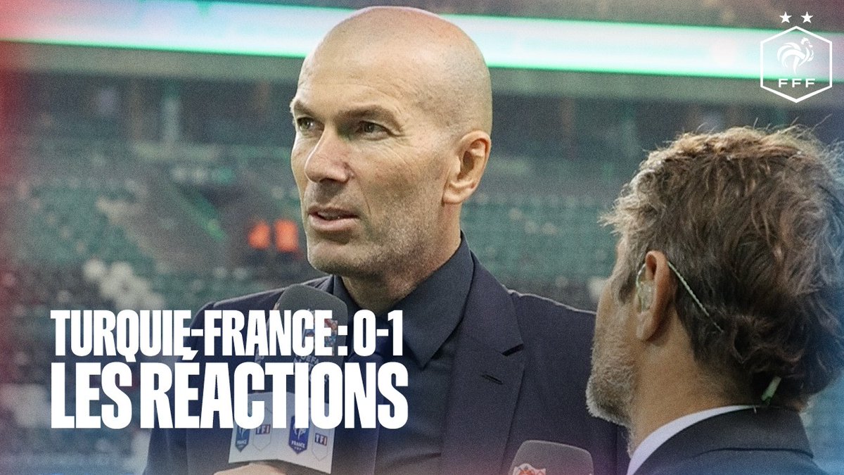 A l'issue de la victoire des Bleus en Turquie (1-0), retrouvez les réactions de Zinédine Zidane, Maxence Lacroix, Jules Koundé, Adrien Truffert et Estéban Lepaul pour sa 1ère sélection en Bleu 🇫🇷